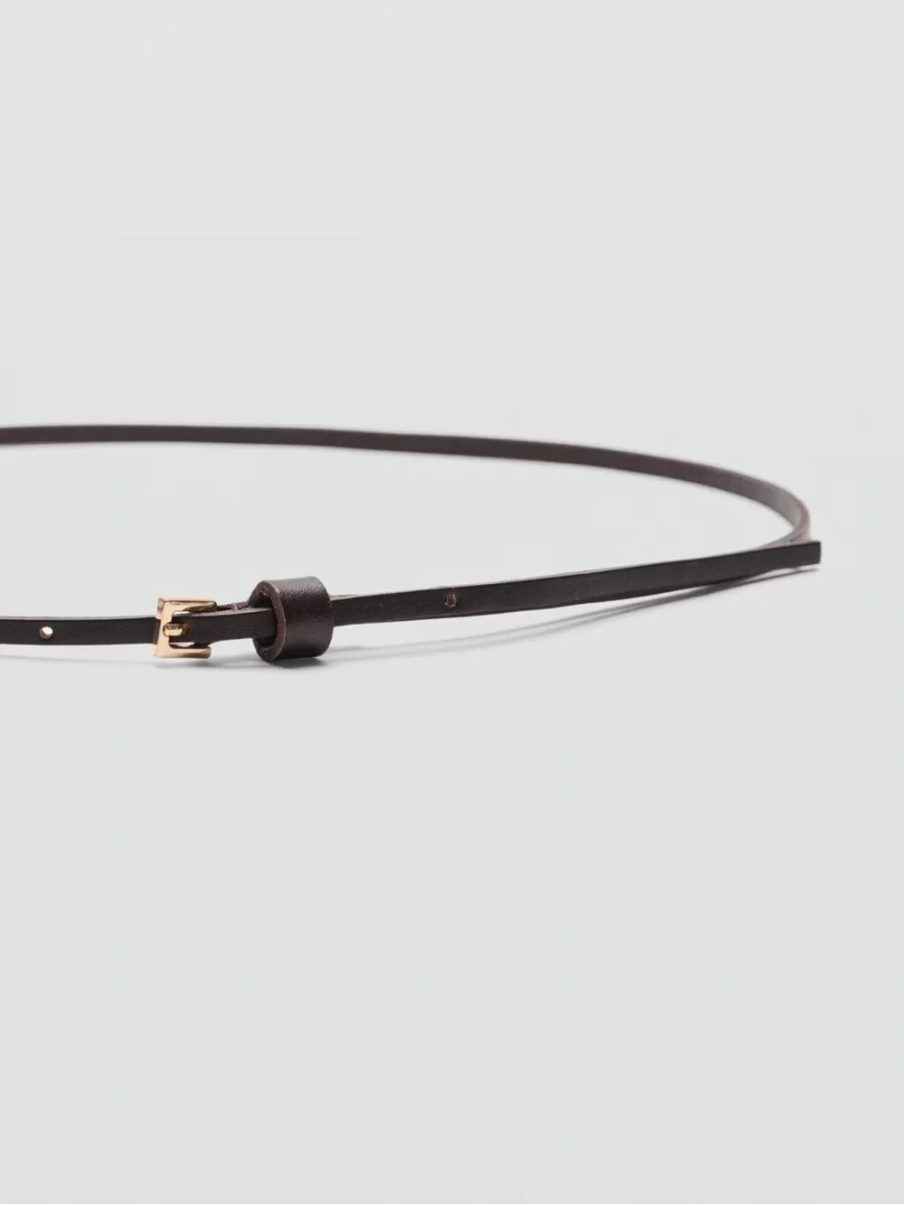 MANGO SELECTION LEATHER MINI-BELT